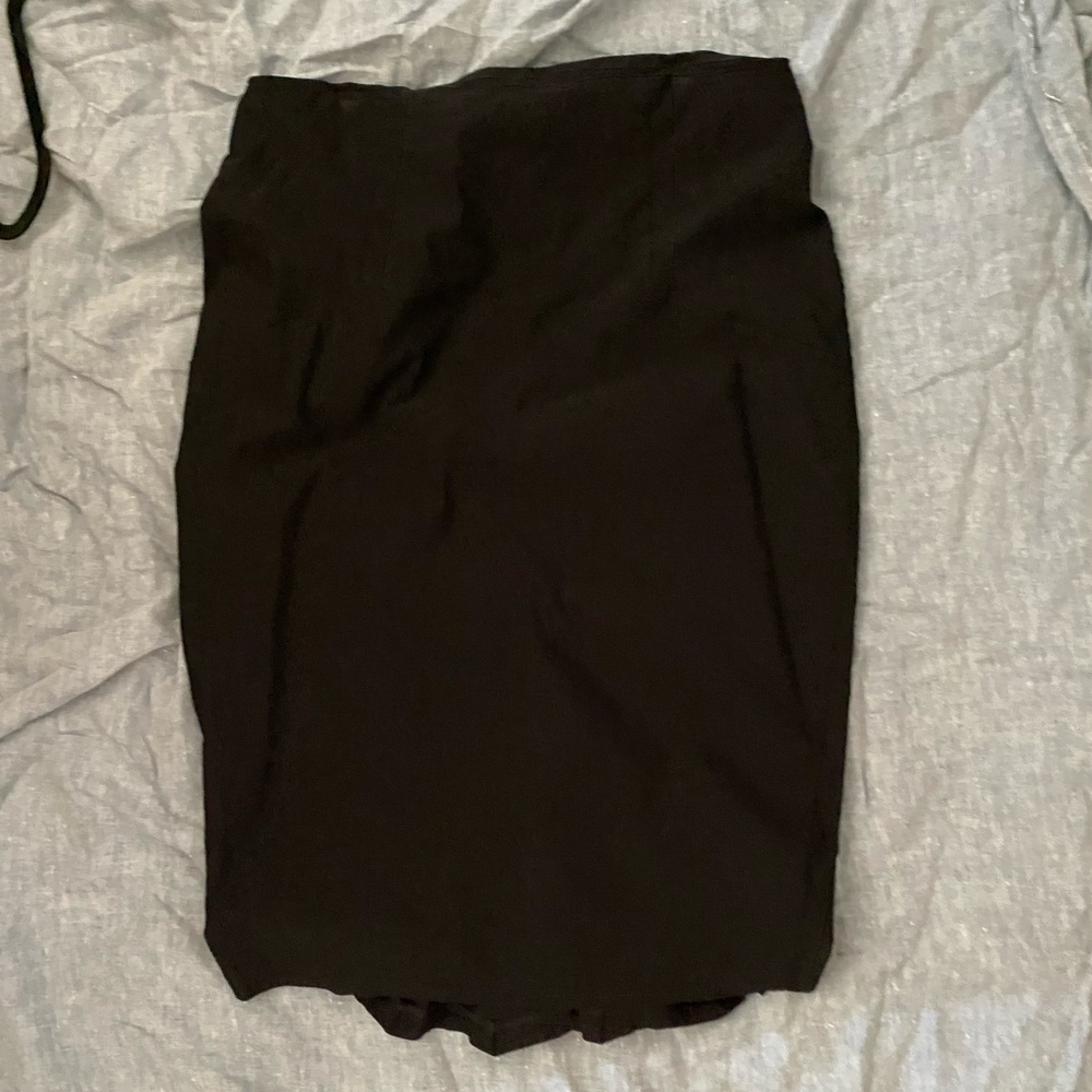 Black stretch High waist Tracy wiggle skirt